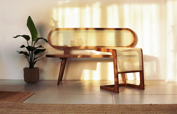 Rattan Bench B