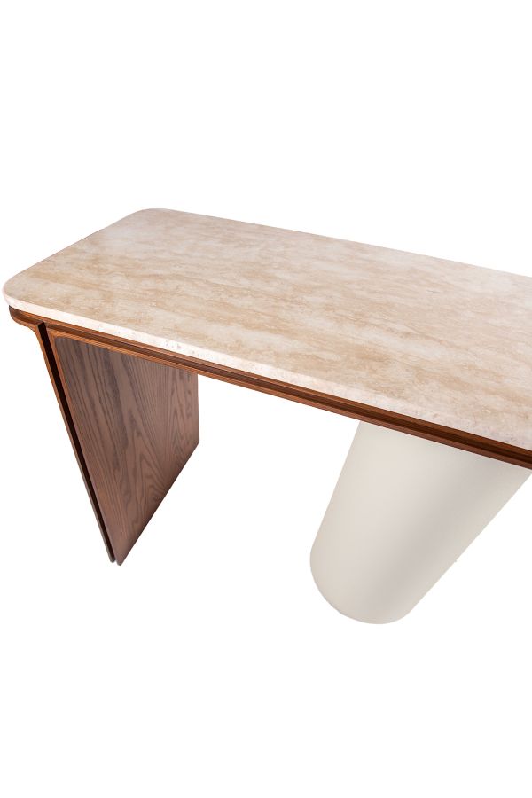 Marble & Micro Cement Console