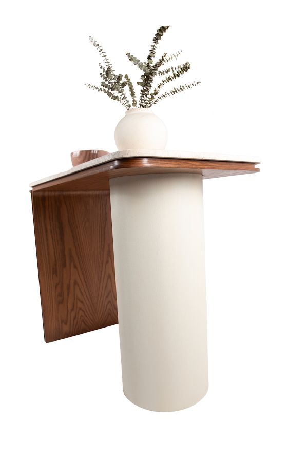 Marble & Micro Cement Console