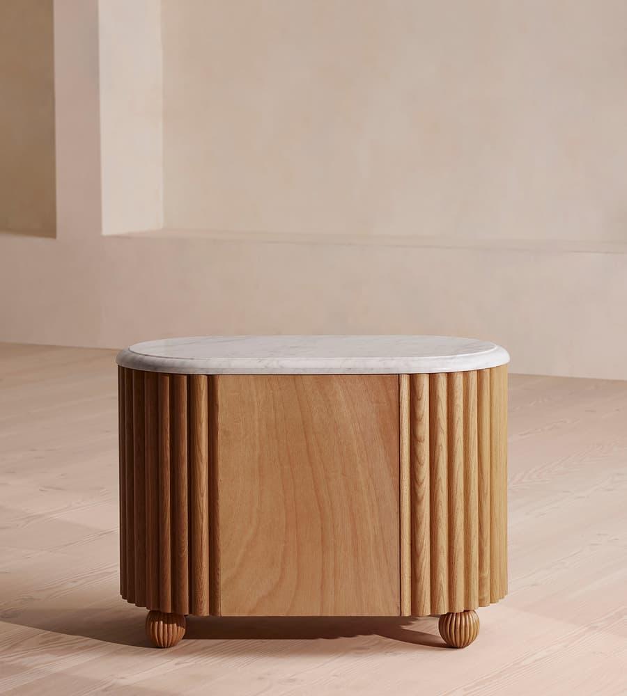 “Mawj” Side Cabinet – Where Craft Meets Elegance