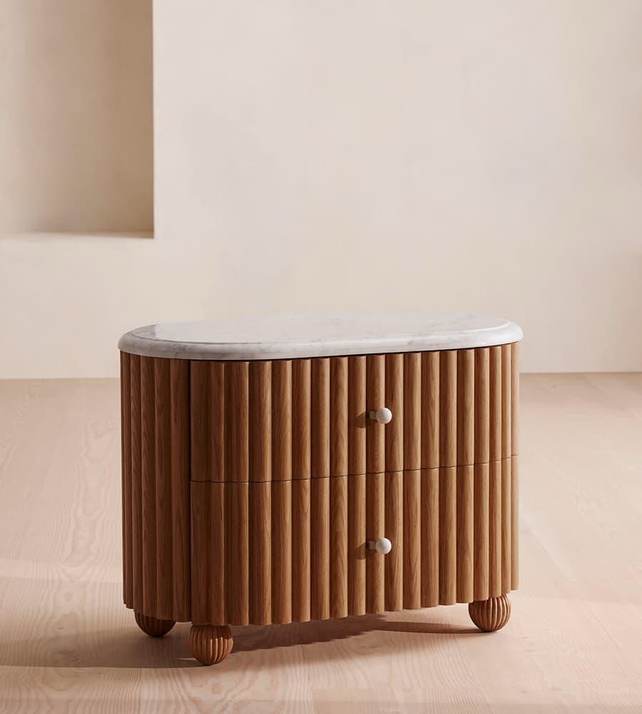 “Mawj” Side Cabinet – Where Craft Meets Elegance