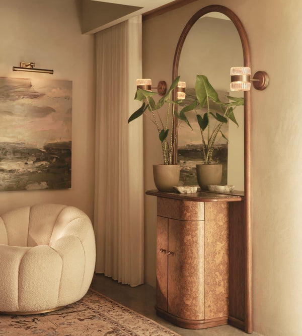 Wooden Console with Mirror – A Harmonious Statement of Style