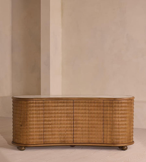 “Naqsh” Cabinet – Where Texture Meets Luxury