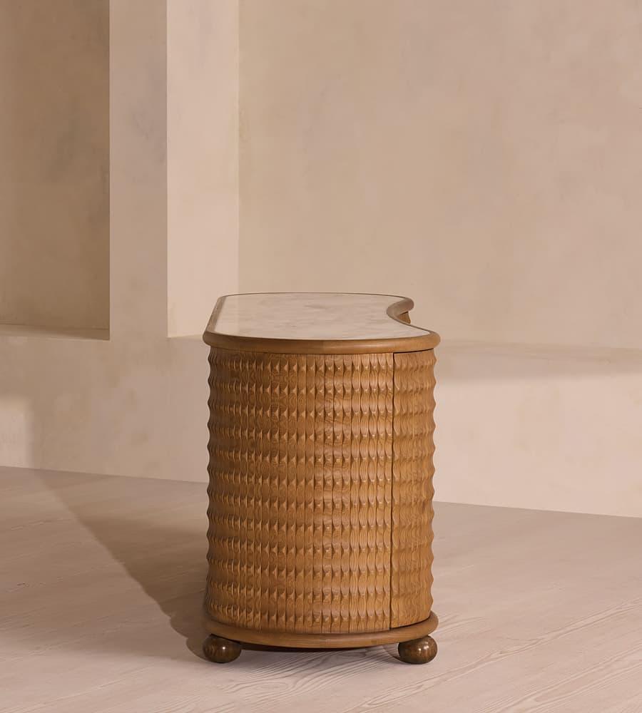 “Naqsh” Cabinet – Where Texture Meets Luxury