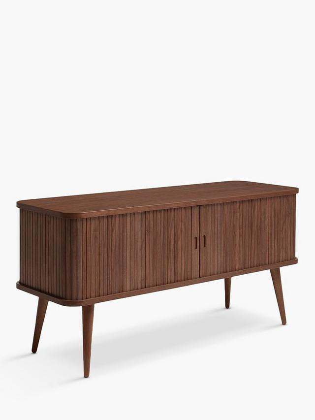 Wooden TV Console – Elegant Form, Smart Functionality