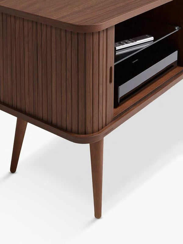 Wooden TV Console – Elegant Form, Smart Functionality