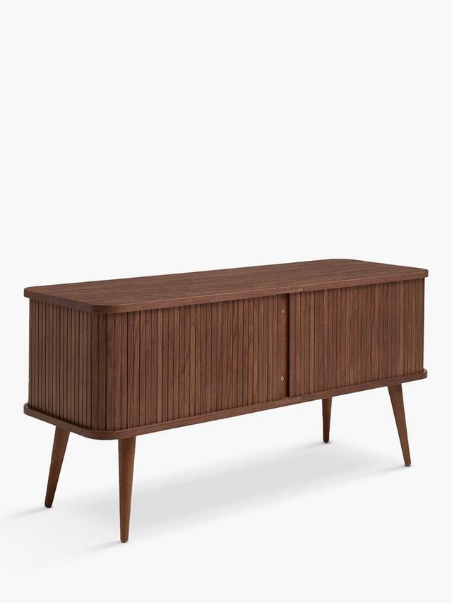 Wooden TV Console – Elegant Form, Smart Functionality