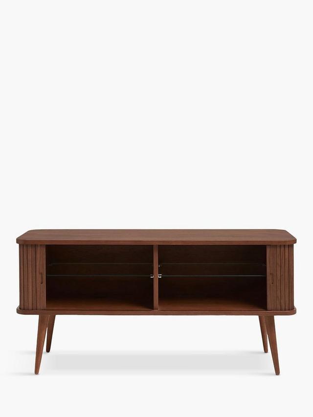 Wooden TV Console – Elegant Form, Smart Functionality
