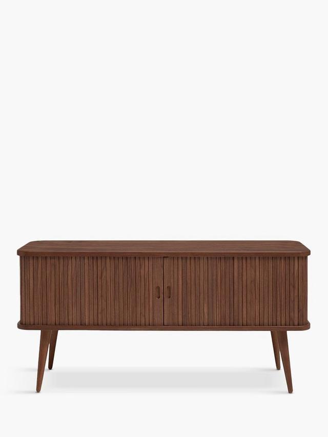Wooden TV Console – Elegant Form, Smart Functionality